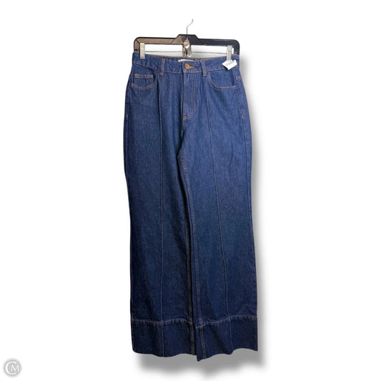Jeans Flared By Zara In Blue Denim, Size: 4