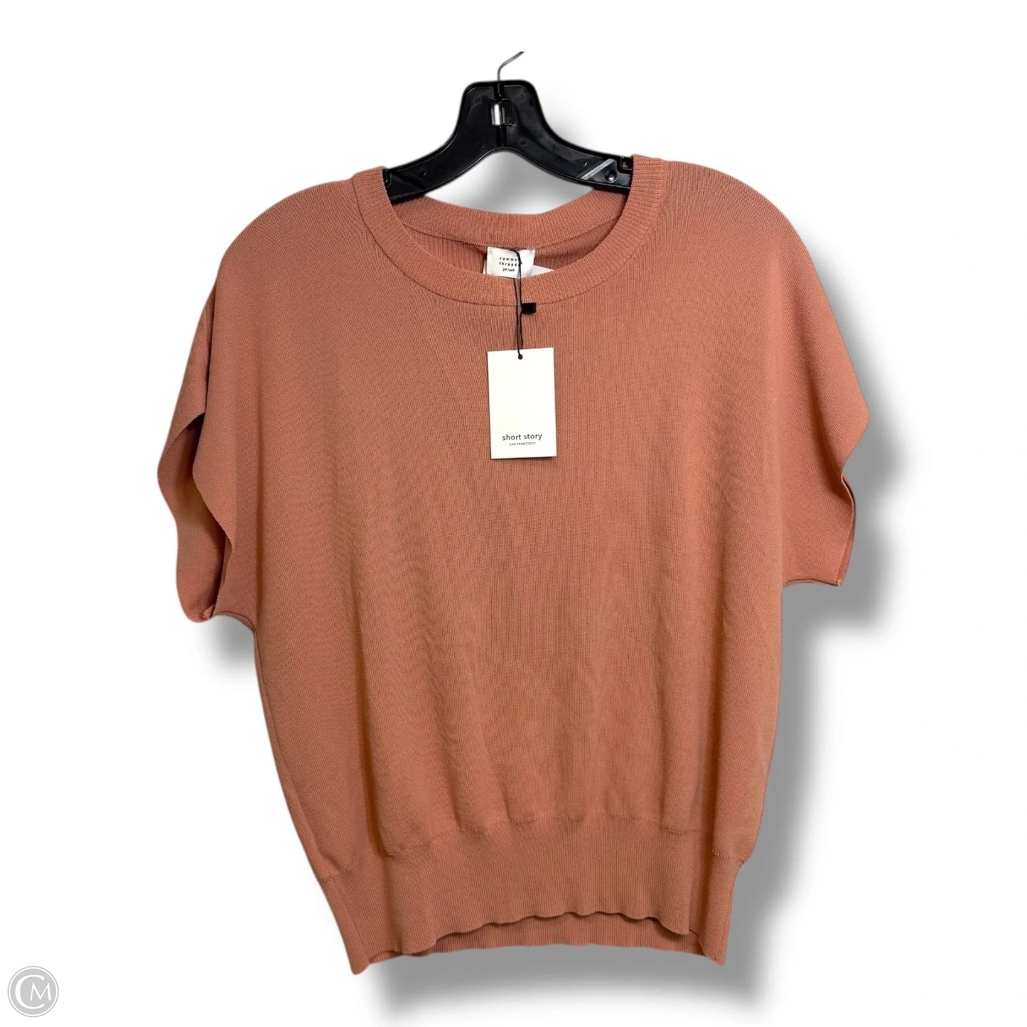 Top Short Sleeve By Common Threads In Peach, Size: S
