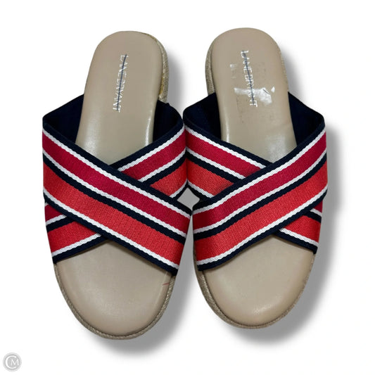 Sandals Flip Flops By Lane Bryant In Multi-colored, Size: 8