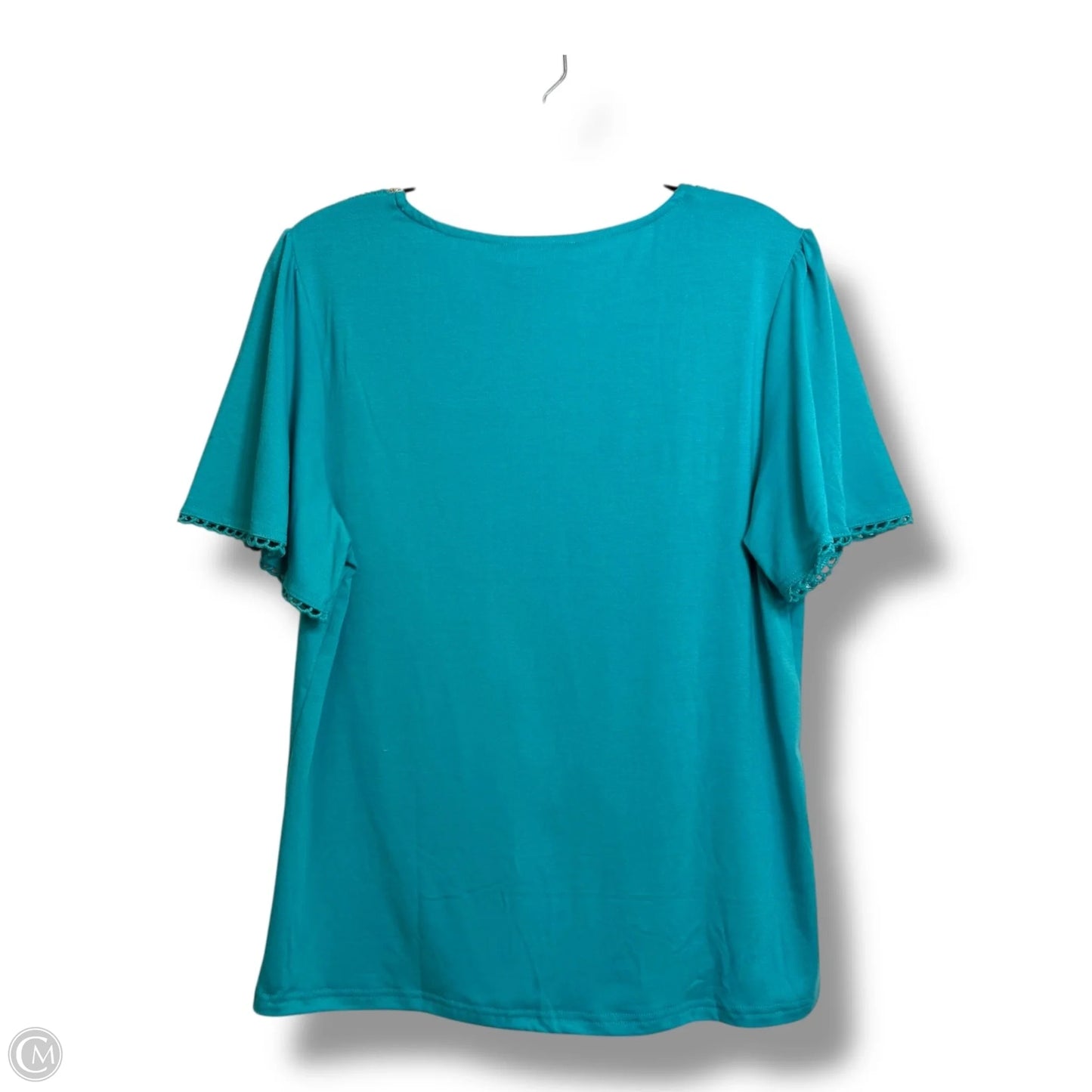 Top Short Sleeve By Clothes Mentor In Blue, Size: M
