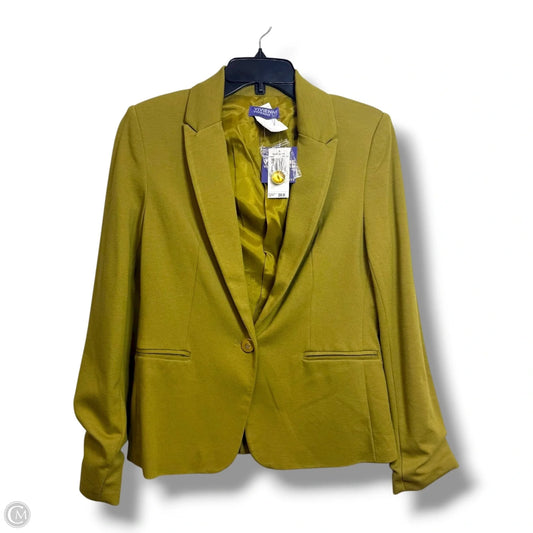 Blazer By Clothes Mentor In Yellow, Size: Mp