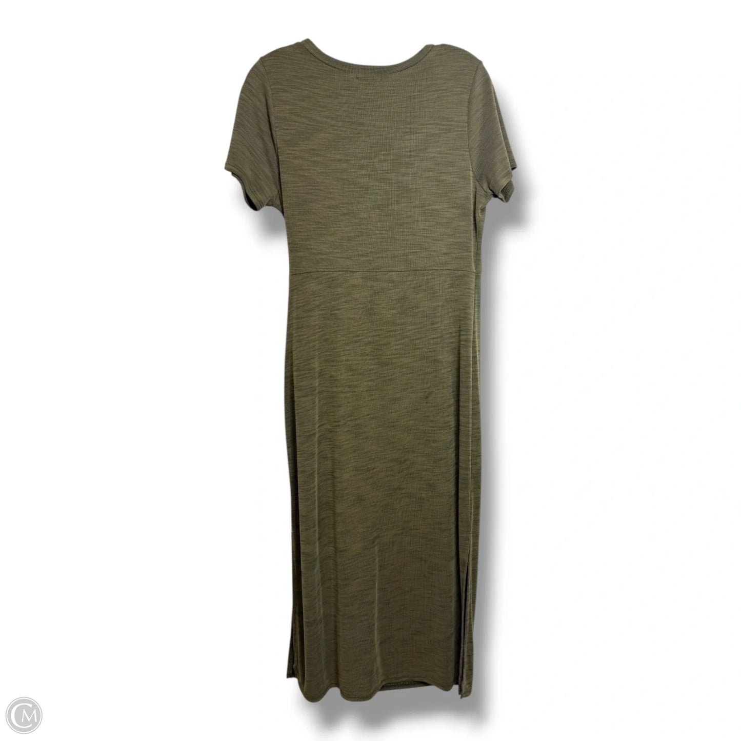 Dress Casual Midi By Nicole Miller In Green, Size: M