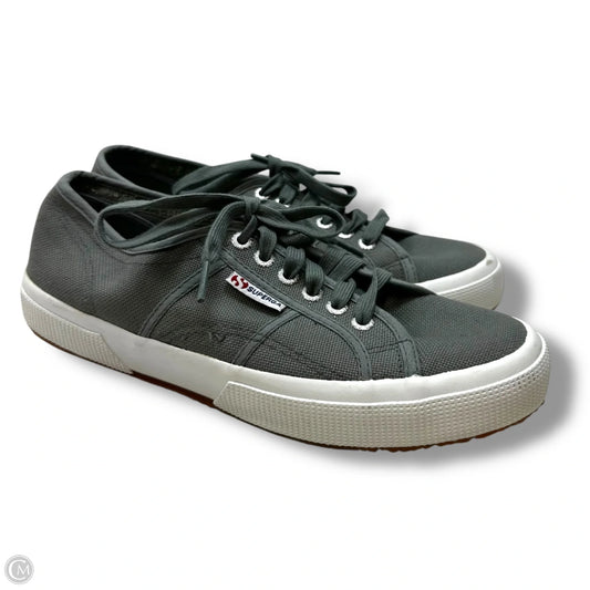 Shoes Sneakers By Superga In Grey, Size: 8.5