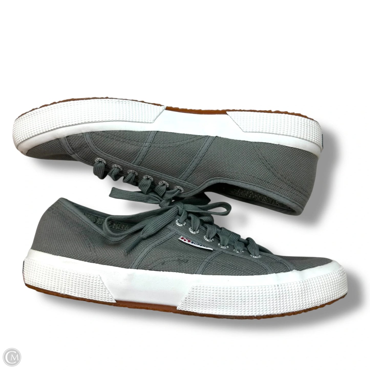 Shoes Sneakers By Superga In Grey, Size: 8.5