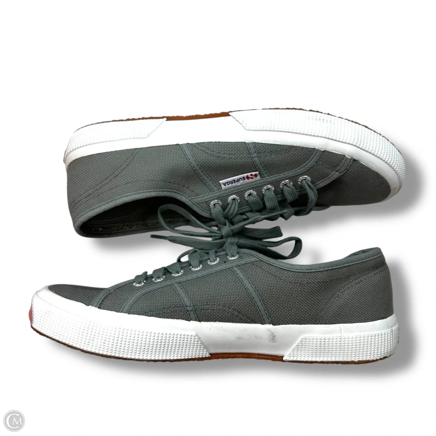 Shoes Sneakers By Superga In Grey, Size: 8.5