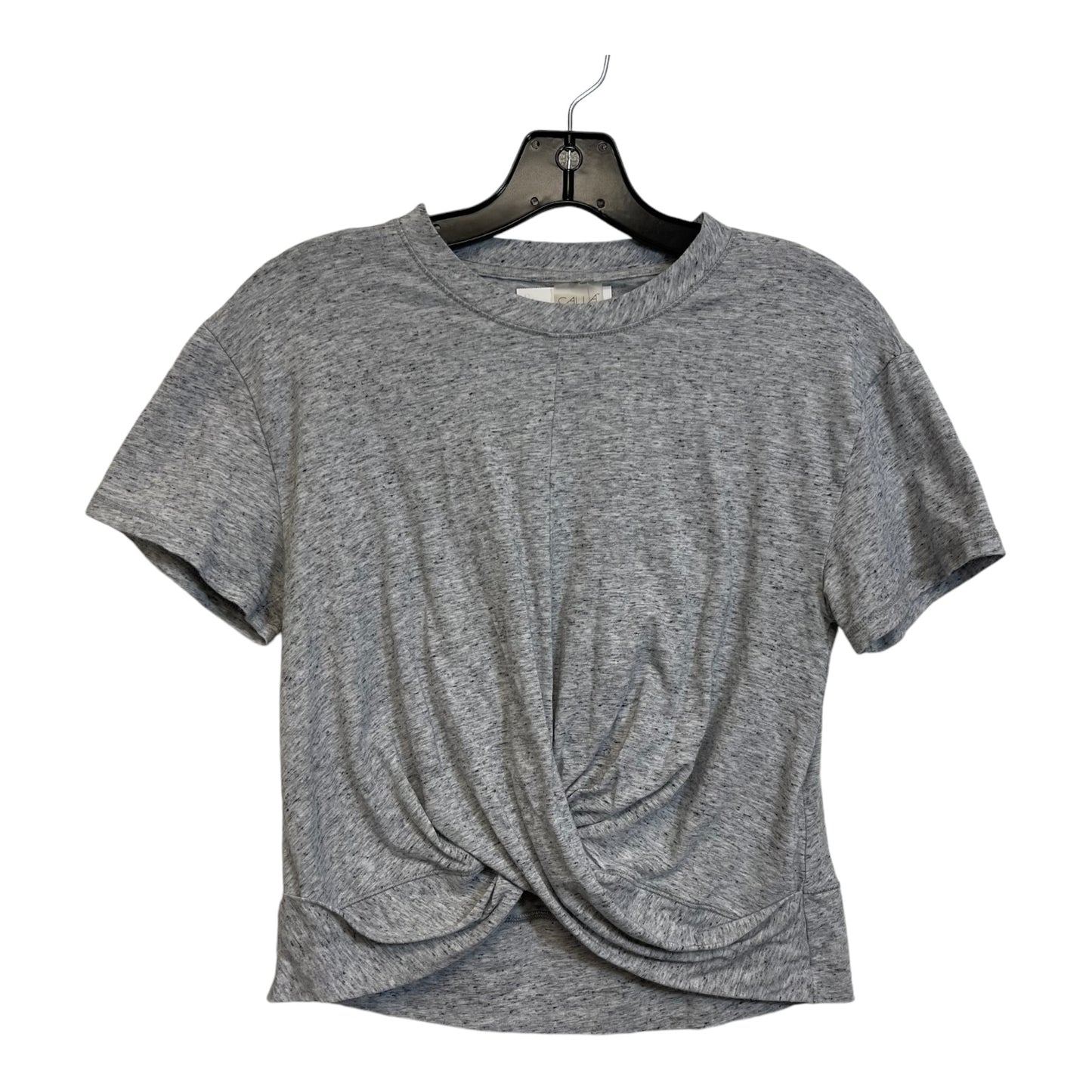 Athletic Top Short Sleeve By Calia In Grey, Size: S