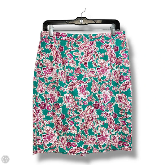Skirt Midi By J. Crew In Floral Print, Size: 6