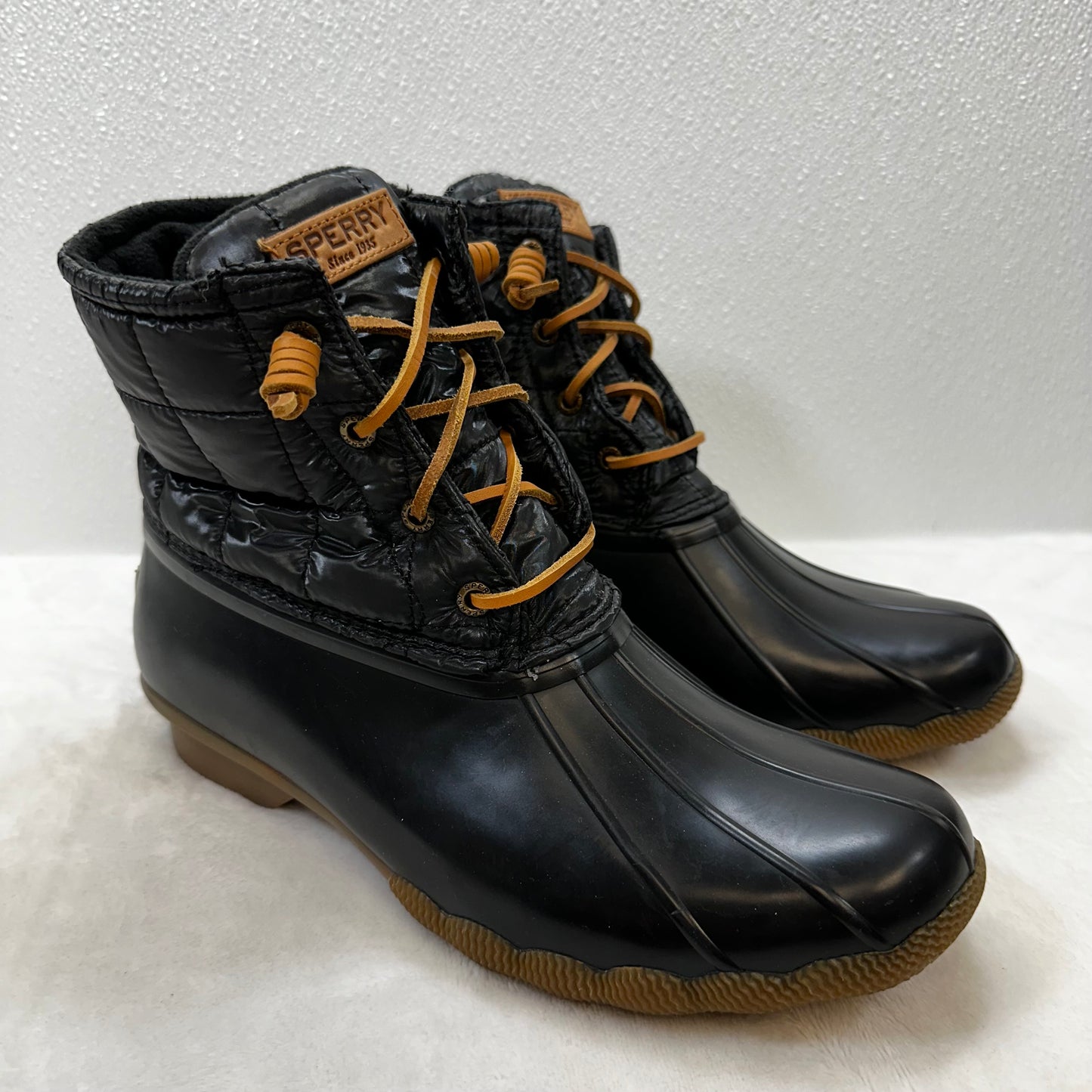 Boots Rain By Sperry In Black, Size: 10