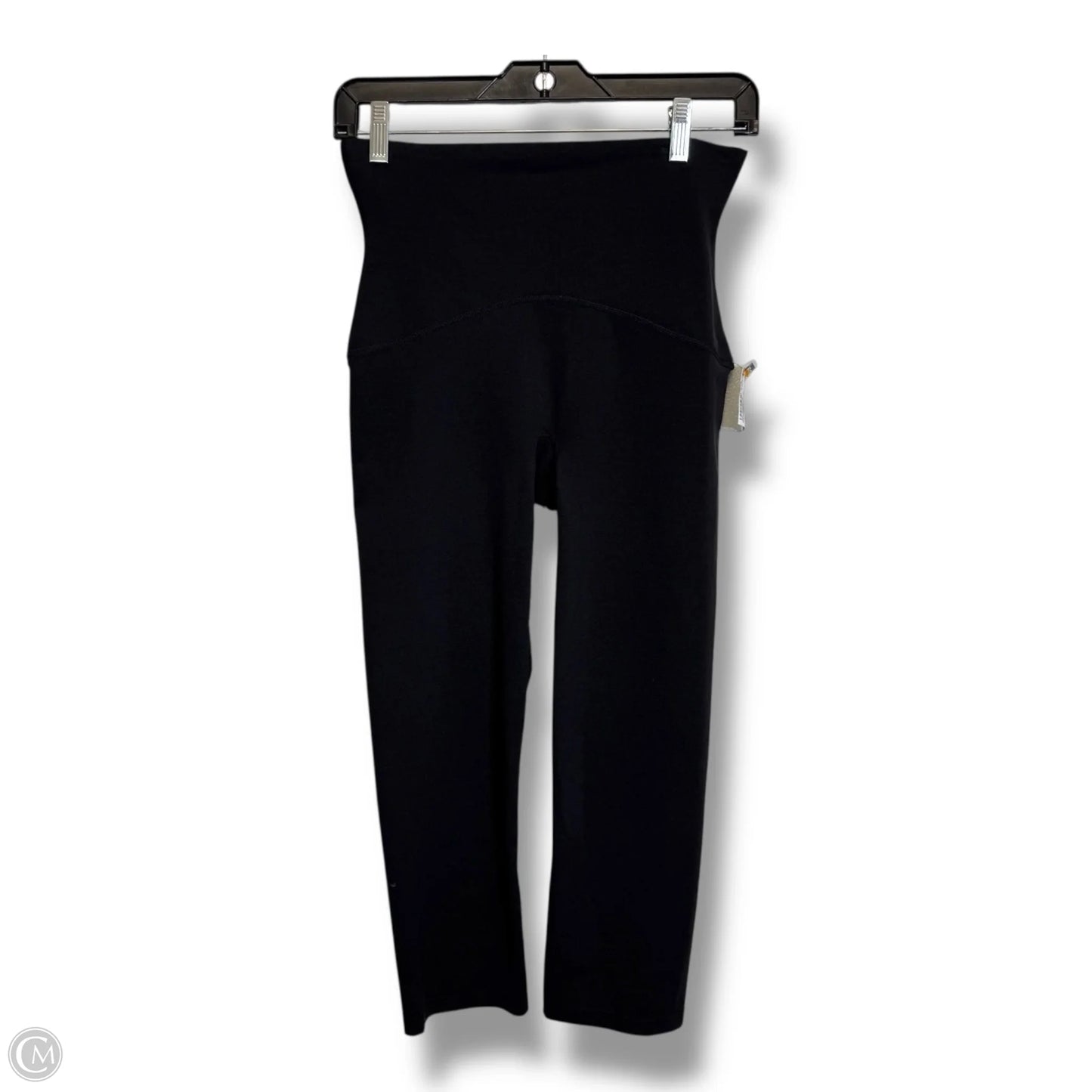 Athletic Leggings By Spanx In Black, Size: L