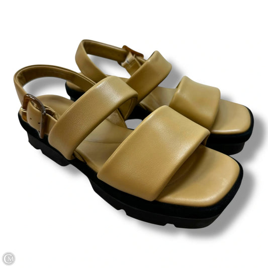 Sandals Flats By Vince In Tan, Size: 9.5