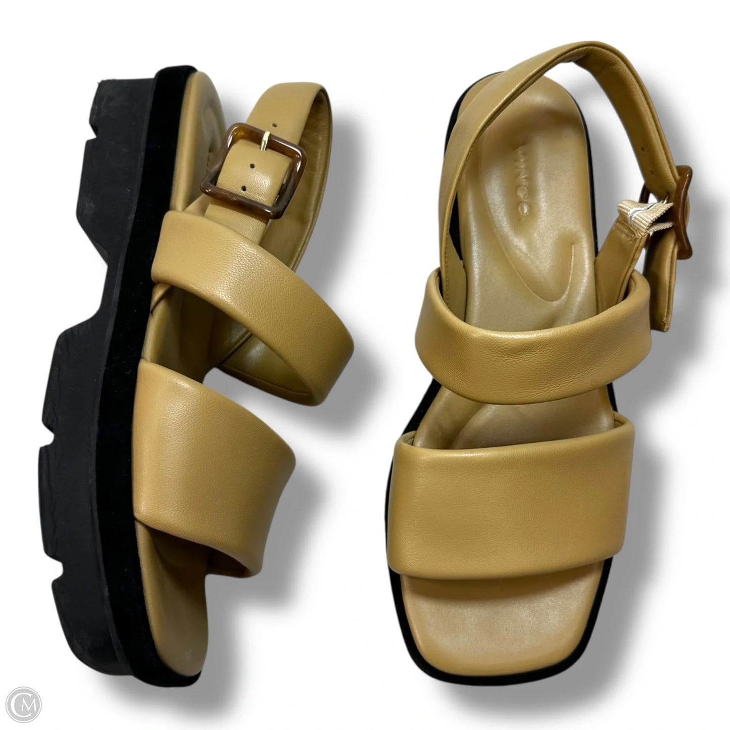 Sandals Flats By Vince In Tan, Size: 9.5