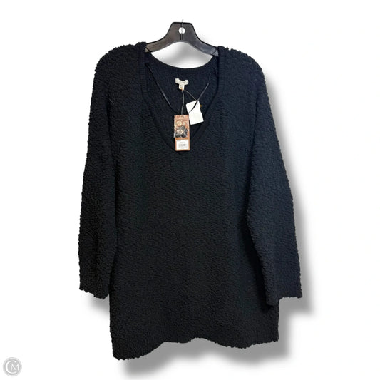 Sweater Long Sleeve By Sonoma In Black, Size: 2x