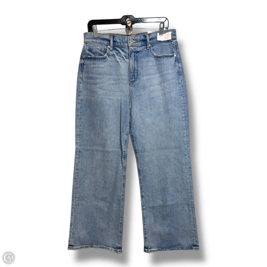 Jeans Wide Leg By Loft In Blue Denim, Size: 10