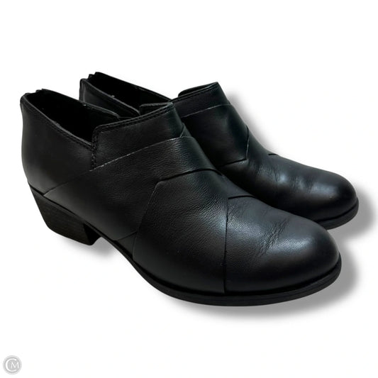 Boots Ankle Flats By Clarks In Black, Size: 7.5