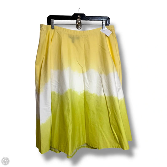 Skirt Designer By Lafayette 148 In Multi-colored, Size: Xl