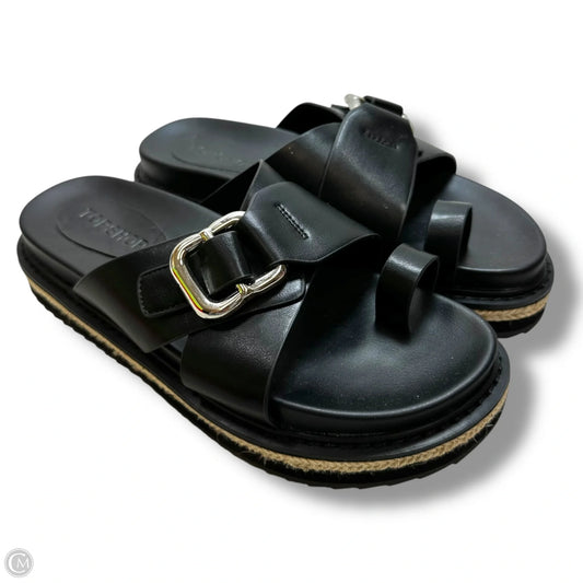 Sandals Flats By Topshop In Black, Size: 8