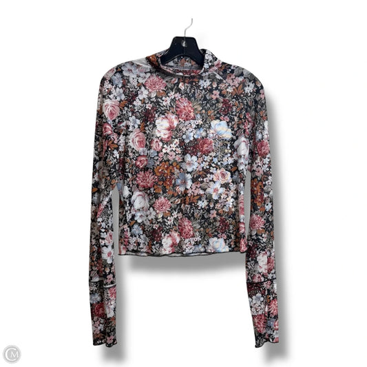Top Long Sleeve By Clothes Mentor In Floral Print, Size: M