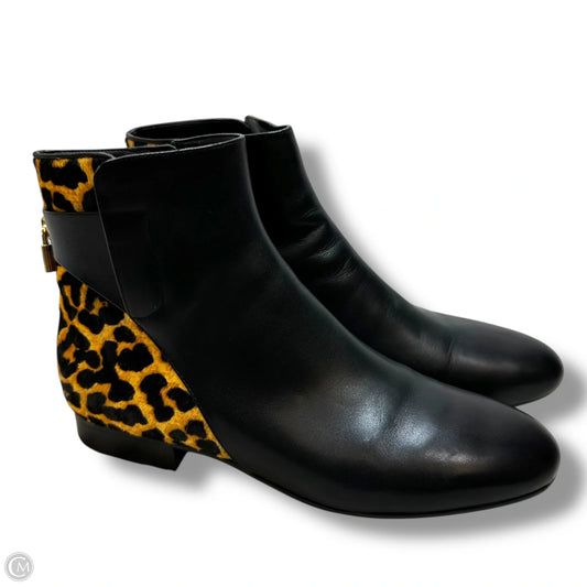 Boots Ankle Flats By Michael By Michael Kors In Animal Print, Size: 8.5
