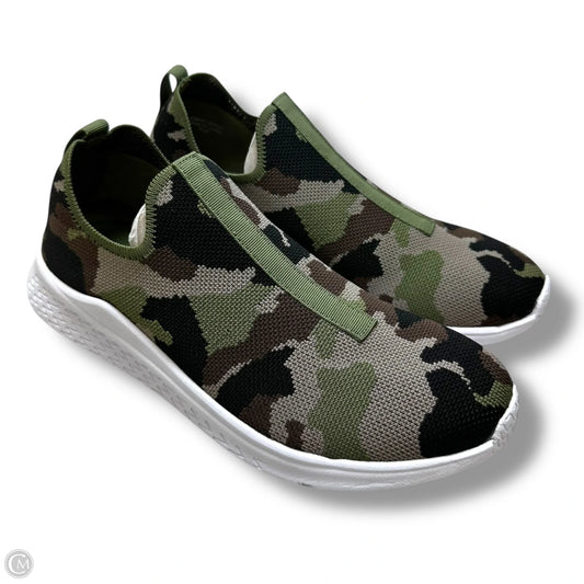 Shoes Sneakers By J Slides In Camouflage Print, Size: 8.5