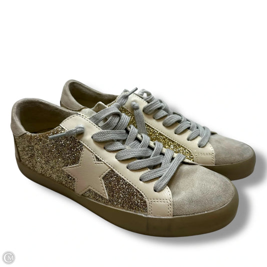 Shoes Sneakers By Shu Shop In Gold, Size: 8.5
