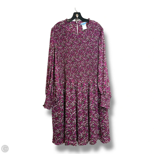 Dress Casual Midi By Draper James In Floral Print, Size: 3x