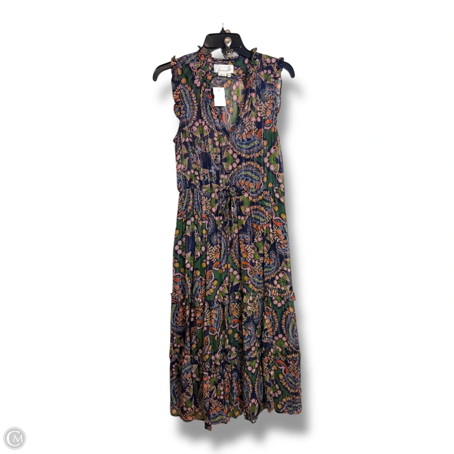 Dress Casual Maxi By Anthropologie In Paisley Print, Size: 4