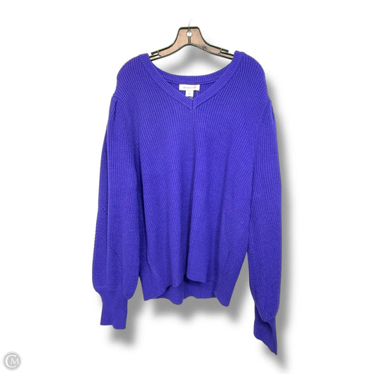 Sweater By Liz Claiborne In Multi-colored, Size: Xl
