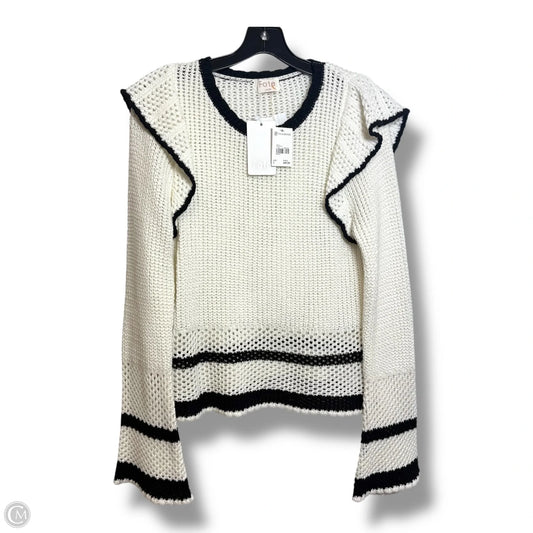 Sweater By Fate In White, Size: L