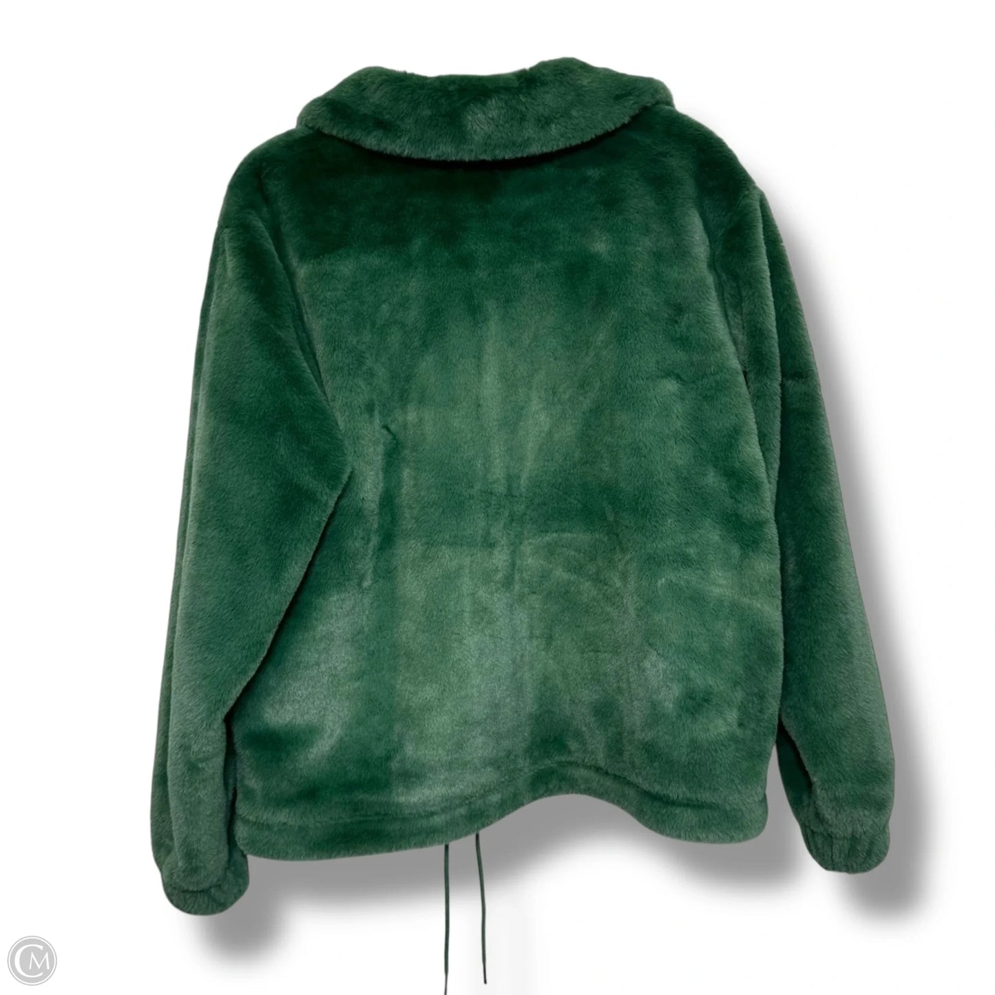 Athletic Jacket By Puma In Green, Size: M
