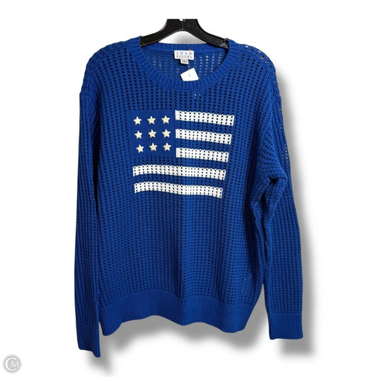 Sweater By Joan Rivers In Blue, Size: L