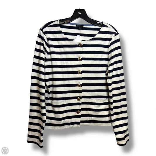 Cardigan By Talbots In Striped Pattern, Size: S