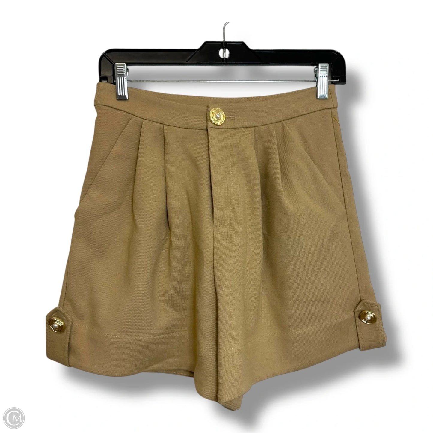 Blazer and Short Set By Anthropologie X Jovonna London In Tan, Size: Xs