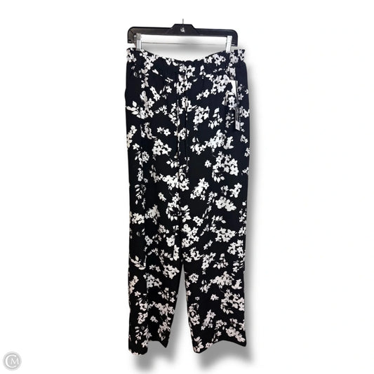 Pants Wide Leg By Simply Vera In Black & White, Size: M
