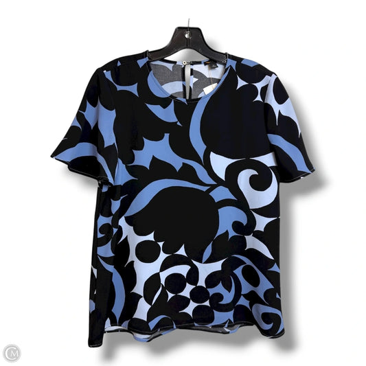 Top Short Sleeve By Ann Taylor In Blue, Size: Xs