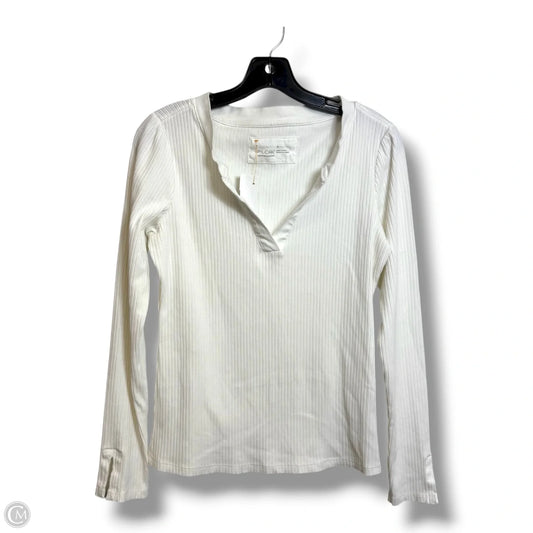Top Long Sleeve By Pilcro In White, Size: S