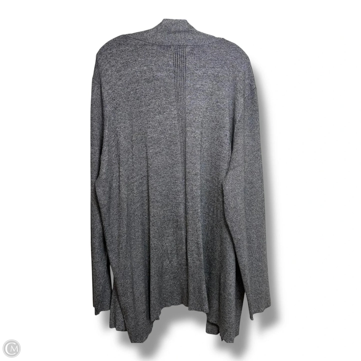 Cardigan By Dana Buchman In Grey, Size: 3x