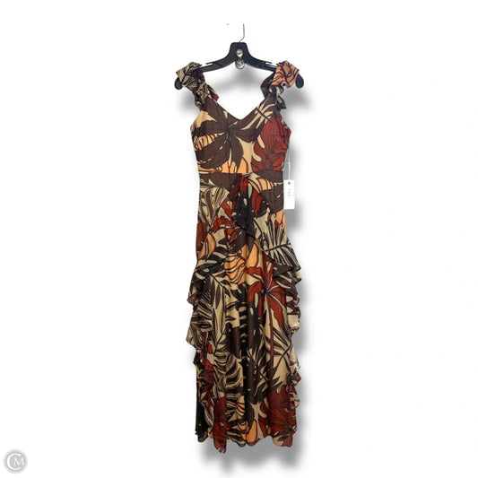 Dress Casual Maxi By Clothes Mentor In Multi-colored, Size: 0