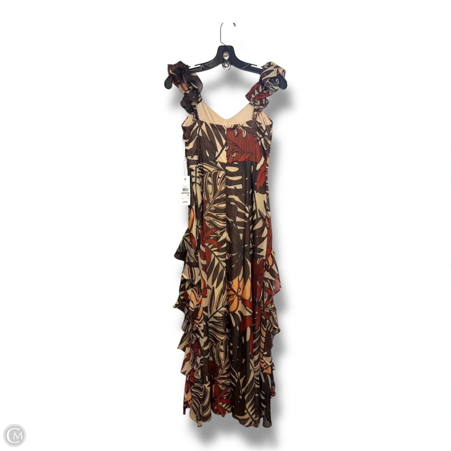 Dress Casual Maxi By Clothes Mentor In Multi-colored, Size: 0
