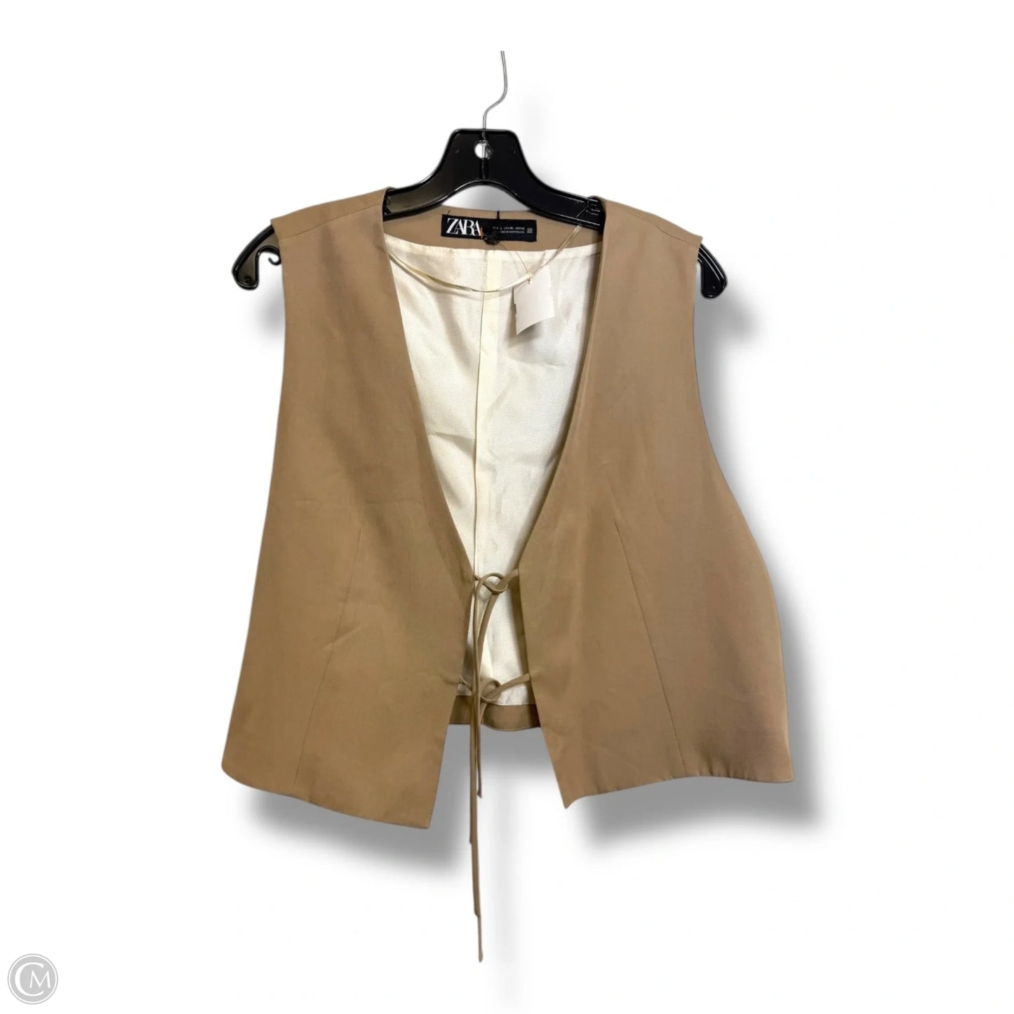 Vest Other By Zara In Tan, Size: Xl