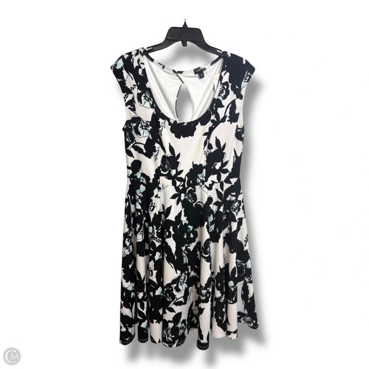 Dress Party Midi By Torrid In Black & White, Size: M
