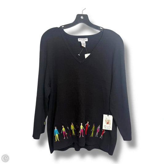 Sweater By Clothes Mentor In Black, Size: 3x