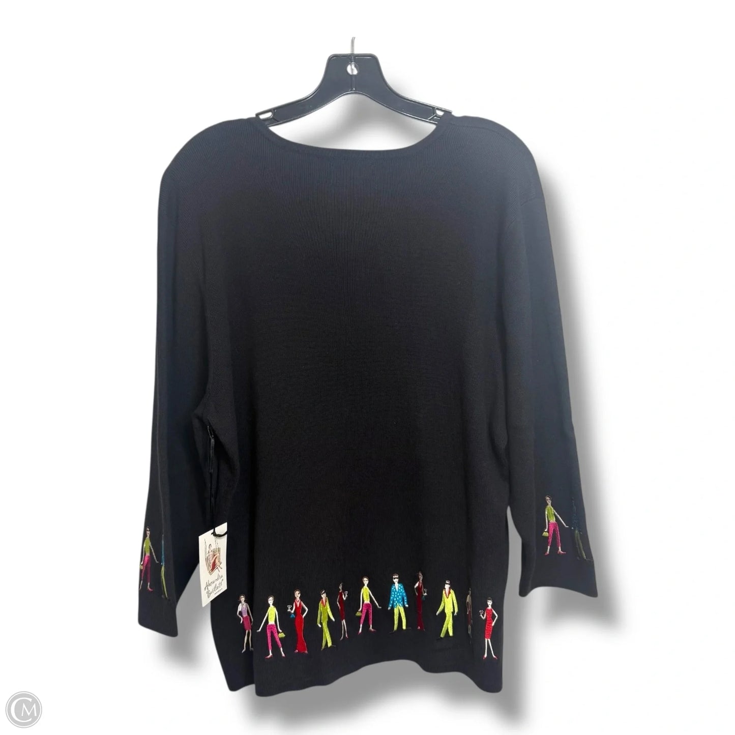 Sweater By Clothes Mentor In Black, Size: 3x