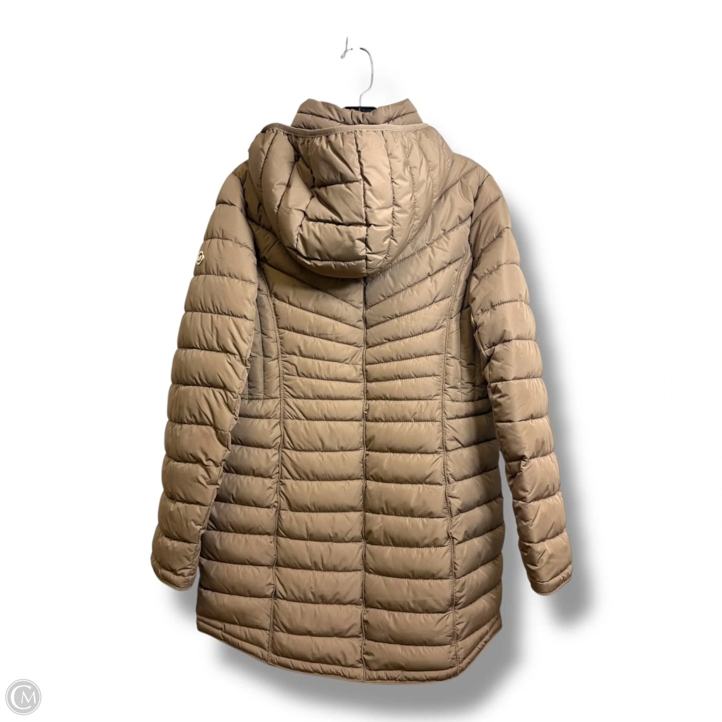 Coat Puffer & Quilted By Michael By Michael Kors In Tan, Size: M