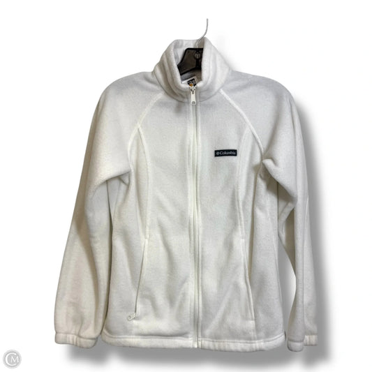 Jacket Fleece By Columbia In White, Size: S