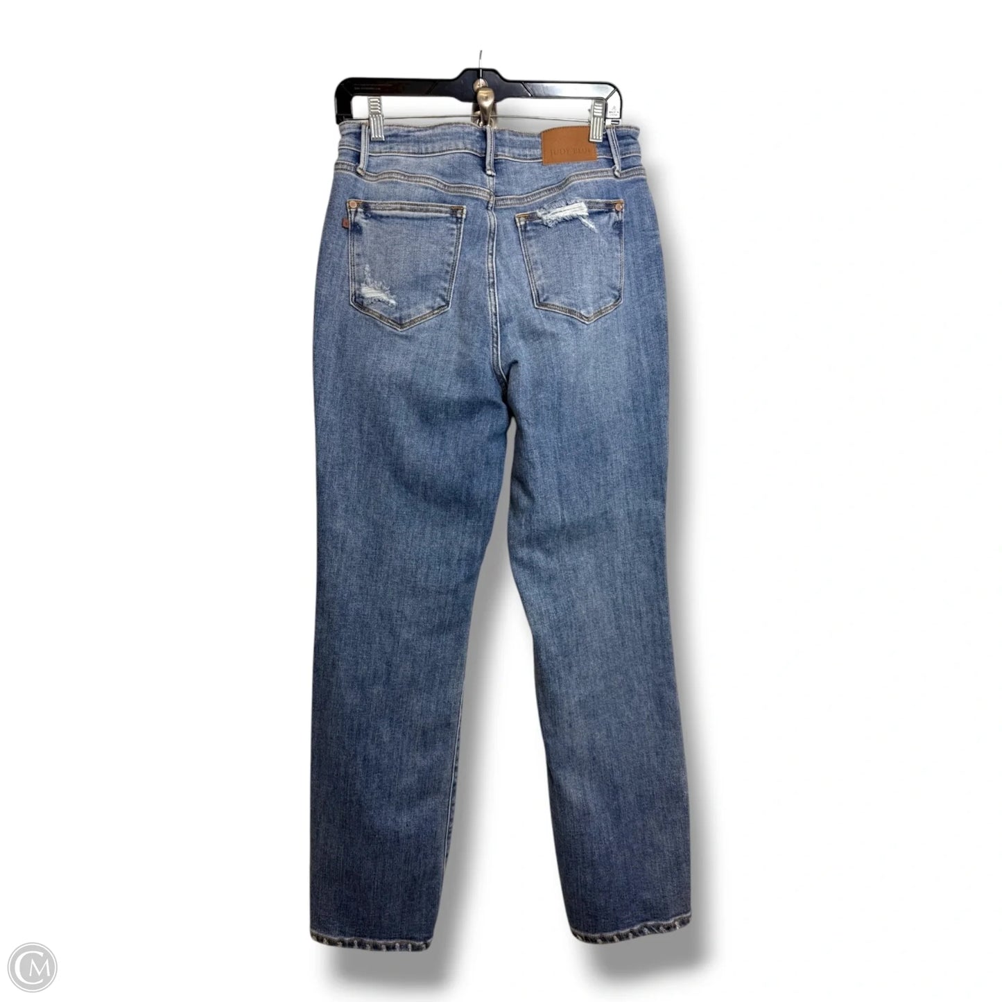 Jeans Straight By Judy Blue In Blue Denim, Size: 10