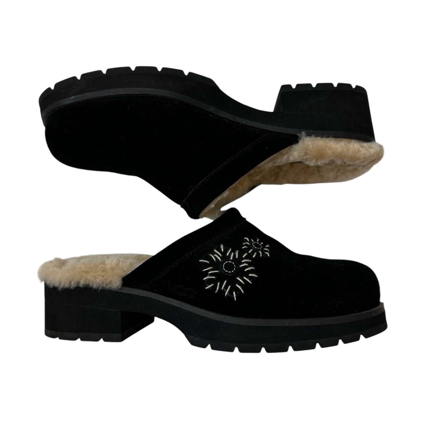 Shoes Flats By Ugg In Black, Size: 8