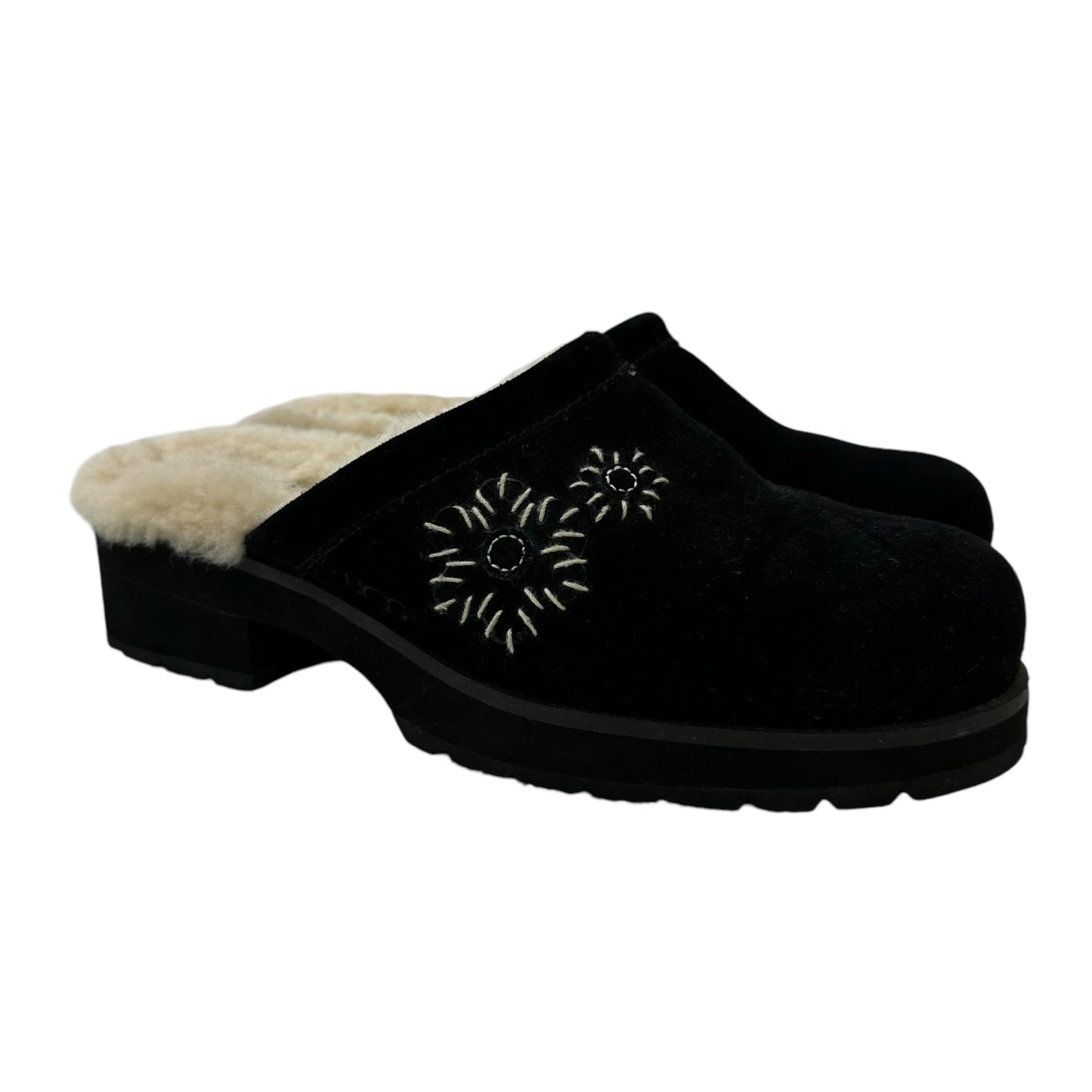 Shoes Flats By Ugg In Black, Size: 8