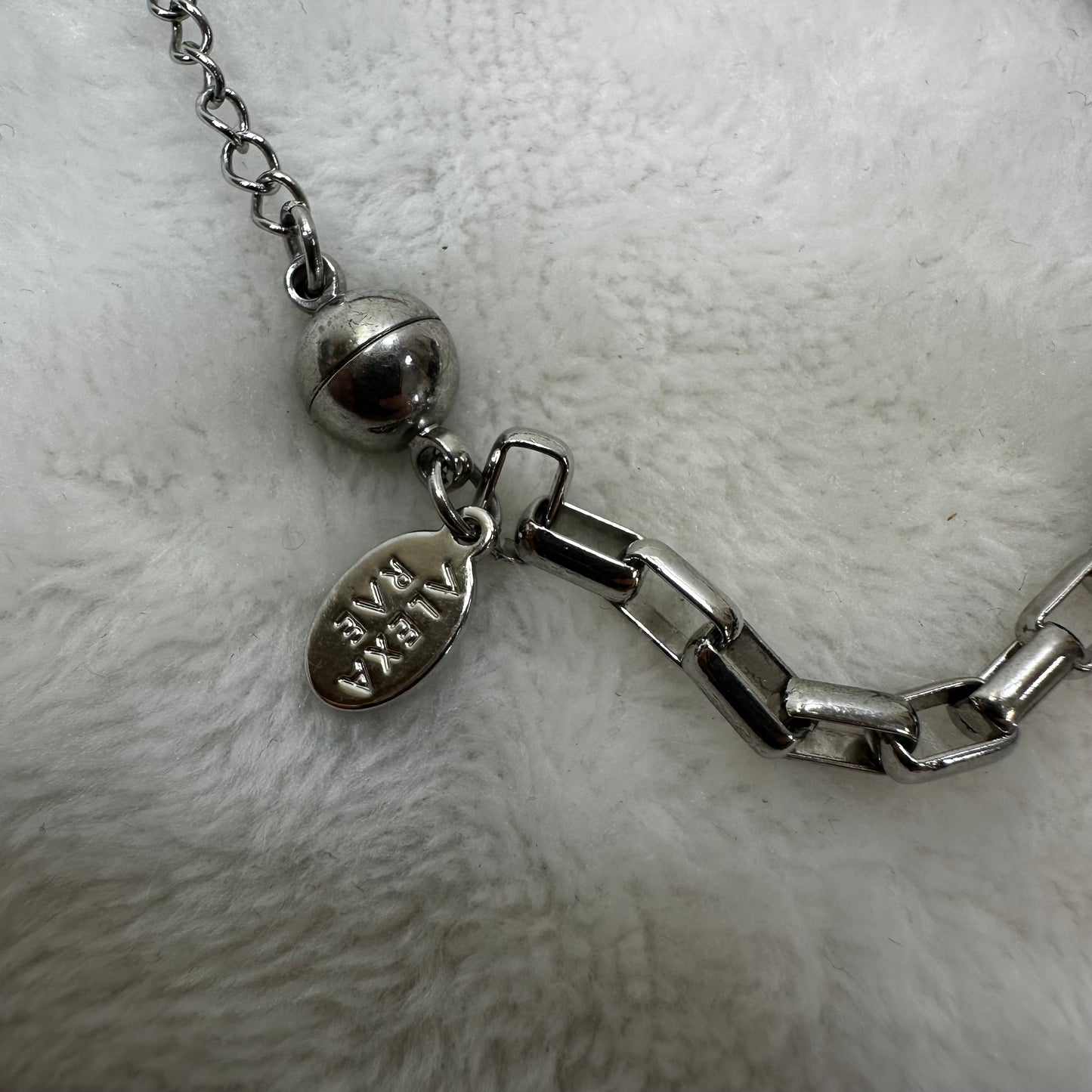 Silver Heart Necklace Charm By ALEXA RAE