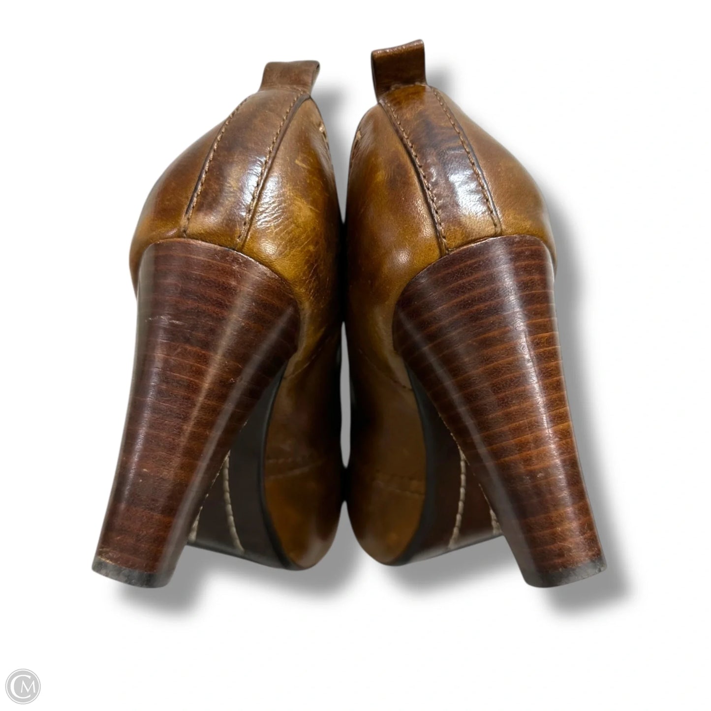 Shoes Designer By Frye In Brown, Size: 8.5