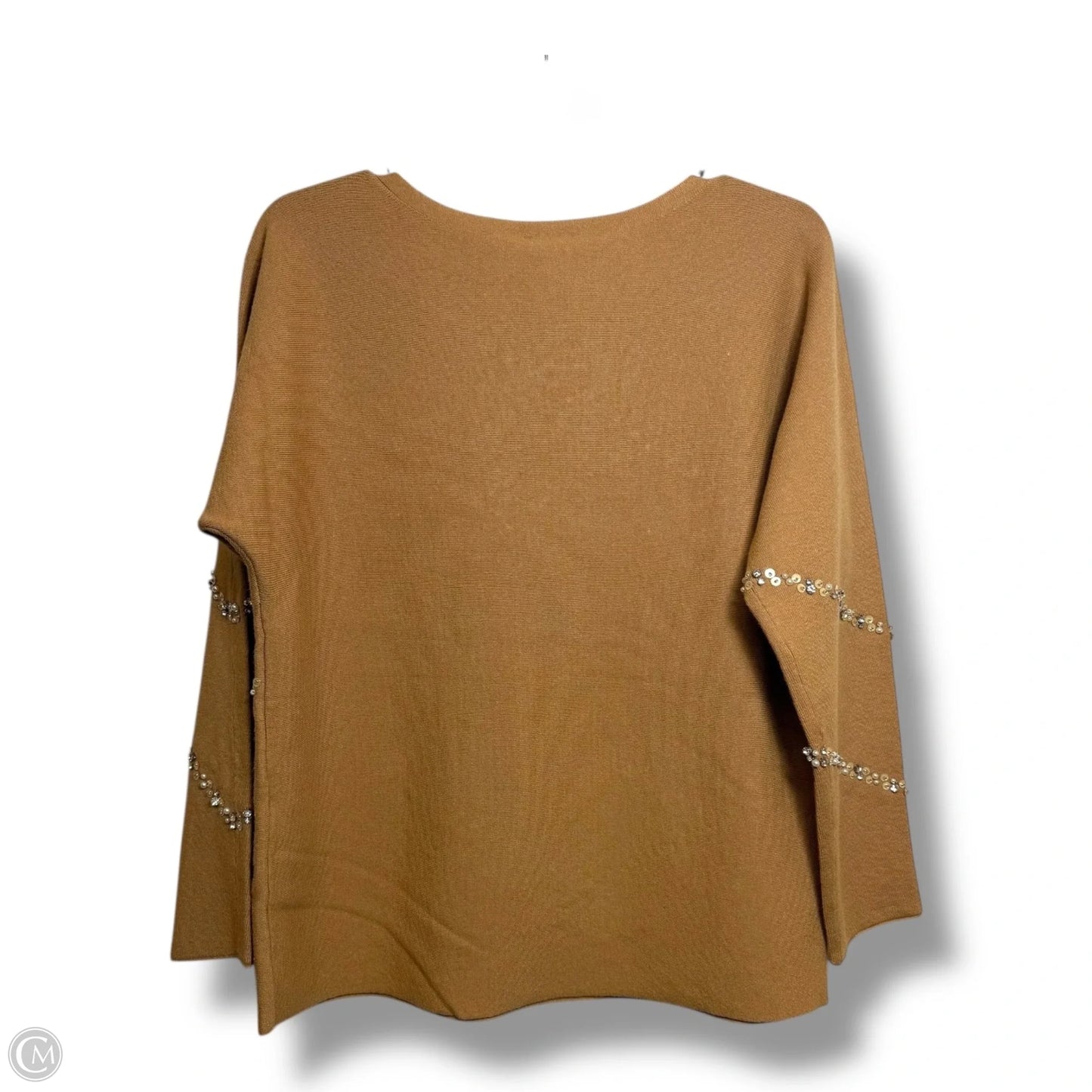 Sweater By Chicos In Brown, Size: S